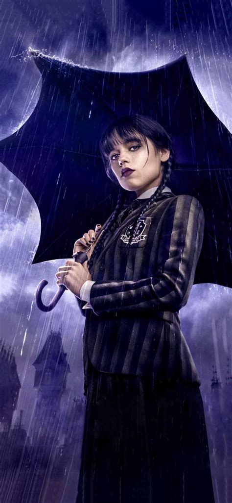 wednesday addams wallpaper